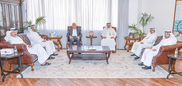 المدير العام لـكونا بالتكليف محمد المناعي مع رئيس مجلس إدارة وكالة بترا نبيل غيشان والمدير العام لوكالة بنا عبدالله بو حجي