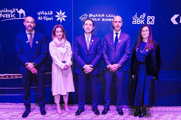 سامي محفوظ ونجلاء العيسى وفيصل الغربللي وفيصل العدساني ولمياء كرم