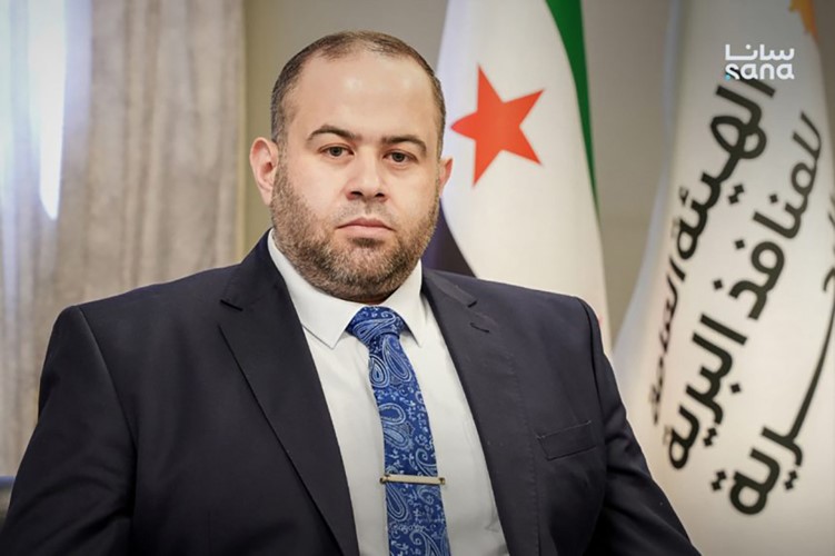 مدير العلاقات في الهيئة العامة للمنافذ البرية والبحرية السورية مازن علوش