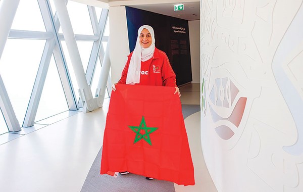 قائدة المشجعين المغاربة فكريا الكواكيبي