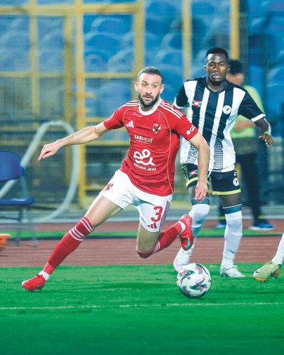 عمر كمال أحرز هدف فوز الأهلي أمام إيغل نوار البوروندي