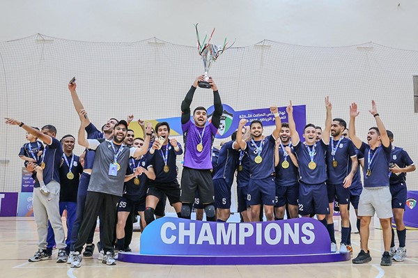 اليرموك بطلاً لكأس كرة الصالات