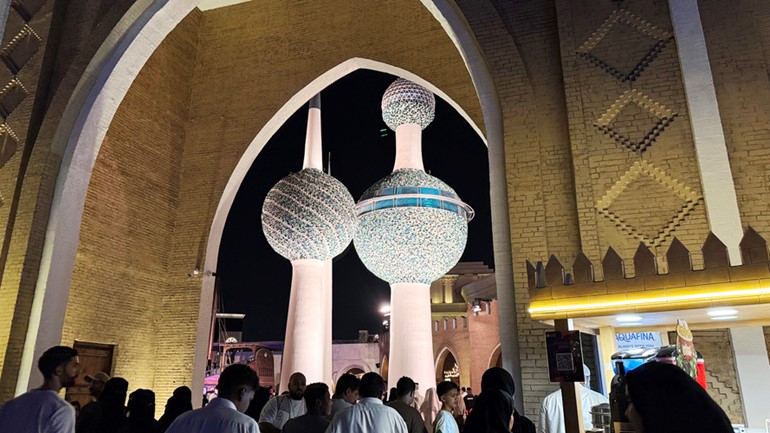 جناح الكويت في بوليفارد الرياض يتألق بتصميمه التراثي المستوحى من الدروازة