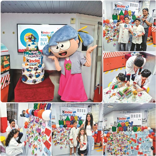 «كيدزانيا»: عيد ميلاد سعيد مع شوكولاتة Kinder