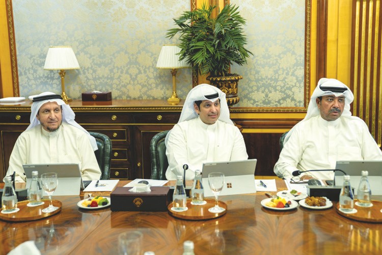 شريدة المعوشرجي وعبدالرحمن المطيري والشيخ عبدالله العلي