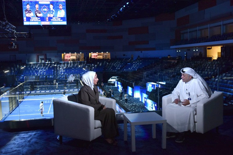 الصقعبي يشيد بتغطية تلفزيون الكويت لمونديال البادل.. وكارارو: تنظيم مميز للحدث العالمي