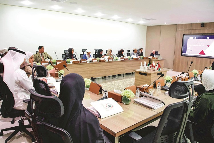 جانب من اجتماع المركز العربي للبحوث التربوية لدول الخليج بمشاركة نخبة من الخبراء والمسؤولين التربويين من دول مجلس التعاون الخليجي