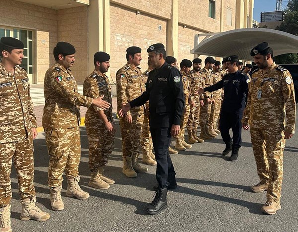الوكيل المساعد لشؤون الأمن العام يقوم بزيارة تفقدية للمراكز الحدودية الجنوبية والوسطى