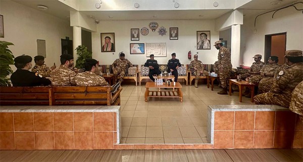 الوكيل المساعد لشؤون الأمن العام يقوم بزيارة تفقدية للمراكز الحدودية الجنوبية والوسطى