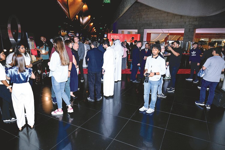 جانب من الحضور خلال المهرجان
