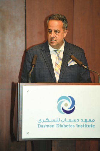 مدير العلاقات العامة والإعلام في معهد دسمان للسكري طارق العريان