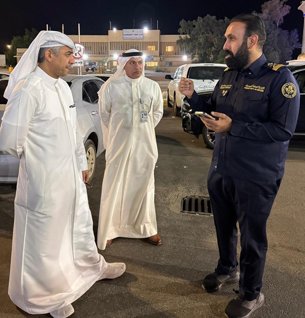 مدير عام الجمارك ونائبه تفقدا منفذ النويصيب لمتابعة سير العمل وجاهزية المنفذ