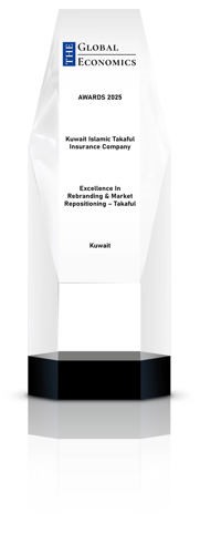  الكويت تكافل تتوج بجائزة التميز في إعادة صياغة العلامة التجارية وترسيخ مكانتها