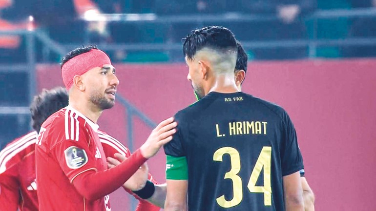 محمود تريزيغيه تعرض للإصابة في الرأس من مقذوفات جماهير الجيش الملكي