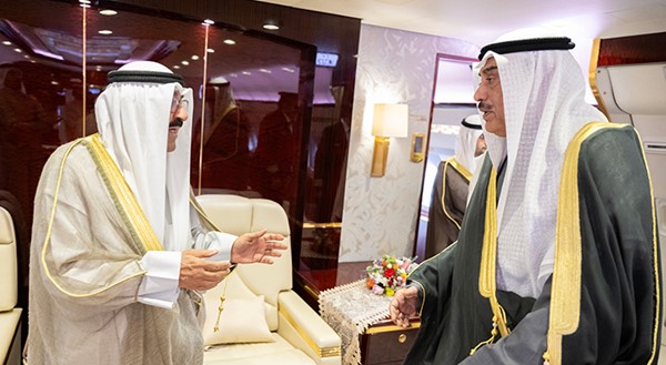 صاحب السمو يتوجه إلى مملكة البحرين لترؤس وفد البلاد في القمة الخليجية