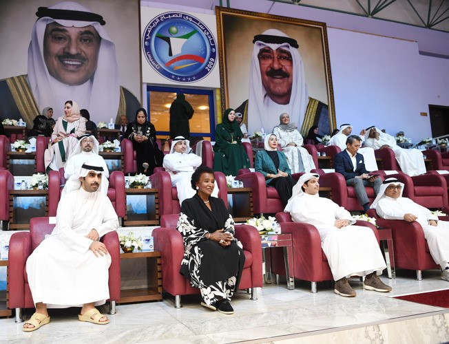 بالفيديو.. المطيري يفتتح البطولة الأولى لأندية غرب آسيا لـ طائرة السيدات 