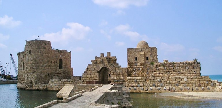 القلعة البحرية من معالم صيدا (محمود الطويل)