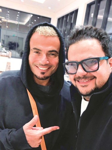 دياب والمنتج حسين موسى