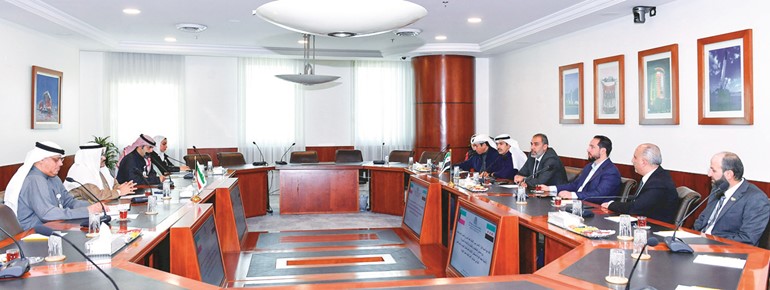 جانب من لقاء الغرفة مع الوفد السوري