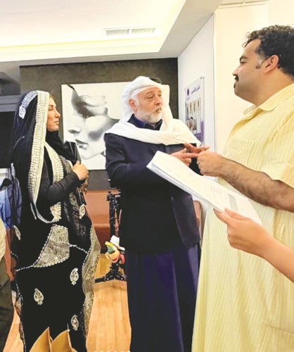 حسن البلام وزهرة عرفات وعبدالعزيز النصار