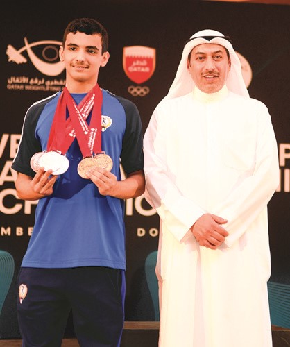 الجسار نائبا لرئيس الاتحاد العربي لرفع الأثقال