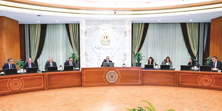 د.مصطفى مدبولي مترئسا اجتماع اللجنة الوزارية للعدالة الاجتماعية