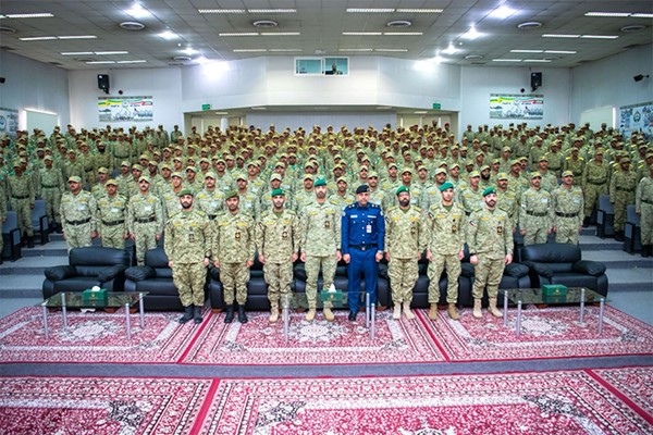 قوة الإطفاء العام تقيم محاضرة توعوية في الحرس الوطني