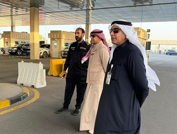 رئيس الإدارة العامة للجمارك ونائبه تفقدا منفذ جمارك النويصيب لمتابعة سير العمل وجاهزية المنفذ