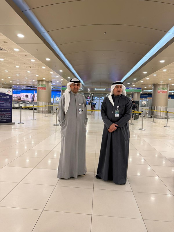 النويف : تكثيف الجهود لتحقيق الانسيابية في حركة تفتيش المسافرين وحماية البلاد من أي محاولات للتهريب