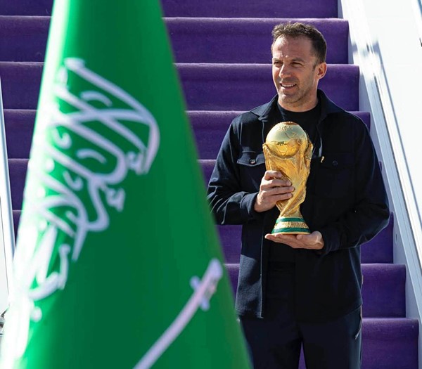   أليساندرو دل بييرو يصل مع كأس العالم إلى الرياض