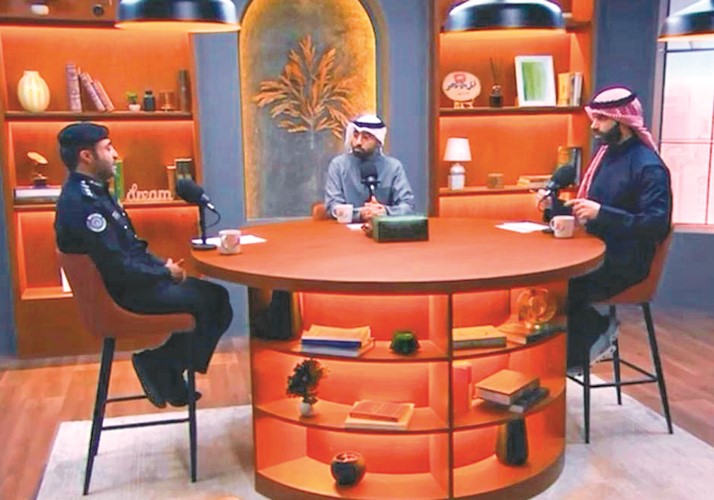 من لقاء العقيد تركي السعدون وتلفزيون الكويت