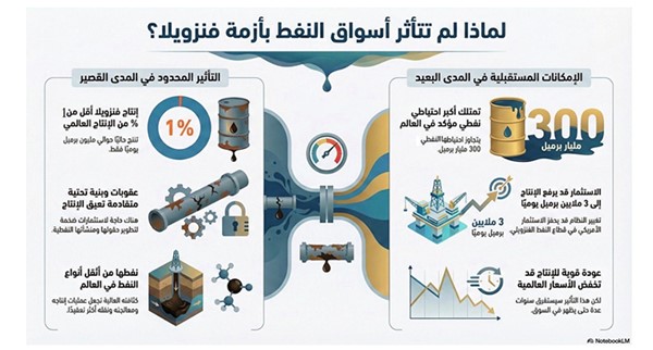 نفطيون كويتيون: تأثير محدود لأحداث فنزويلا على أسواق النفط العالمية