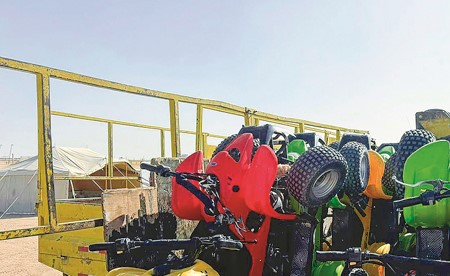 رفع 21 دراجة نارية في منطقة الصبية