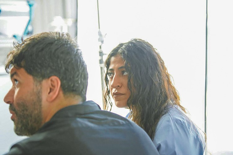 عبدالله بوشهري مع شجون في مشهد من العمل