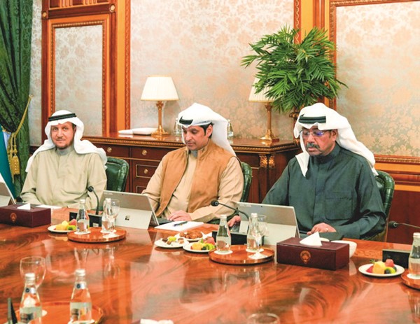 شريدة المعوشرجي وعبدالرحمن المطيري والشيخ عبدالله العلي