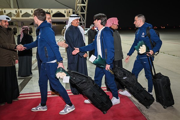 وصول فريق باريس سان جرمان لخوض مباراة السوبر الفرنسي أمام مارسيليا غدا