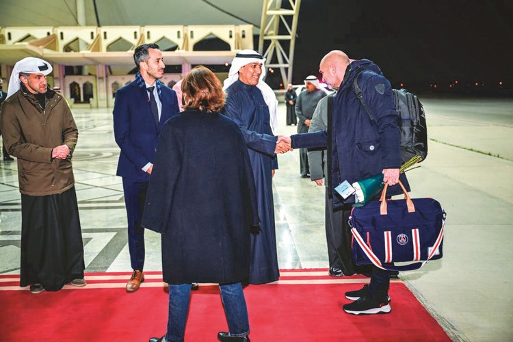  الكويتية نقلت بعثة باريس سان جرمان إلى الكويت