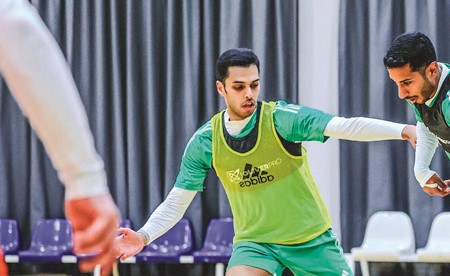 «أزرق الصالات» يلاقي العراق ودياً اليوم