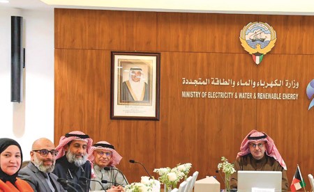 وزير الكهرباء بحث مستجدات مشروع الزور الشمالية «المرحلتين 2 و3» مع شركة التحالف الخليجي للمياه