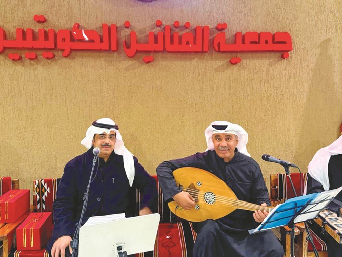 جمعية الفنانين احتفت بالفنون الشعبية في ليلة كويتية 