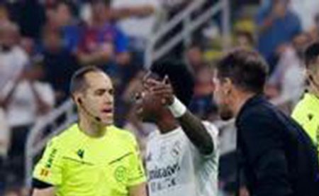 السوبر الإسباني في السعودية : سيميوني للاعب مدريد فينسيوس: "فلورنتينو سيطردك.. تذكر ما أقوله لك"