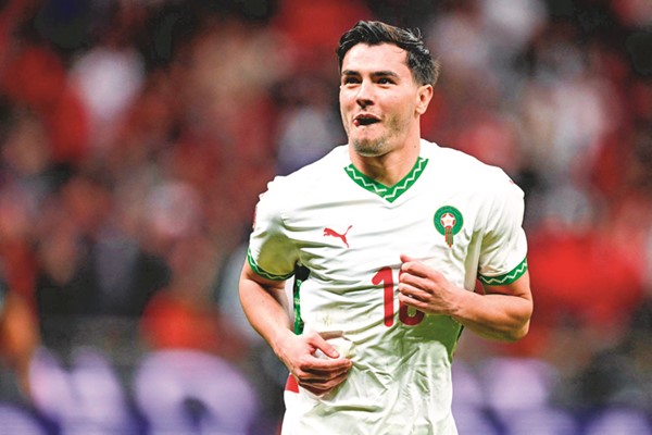 إبراهيم دياز وفرحة الهدف الأول للمغرب في شباك الكاميرون