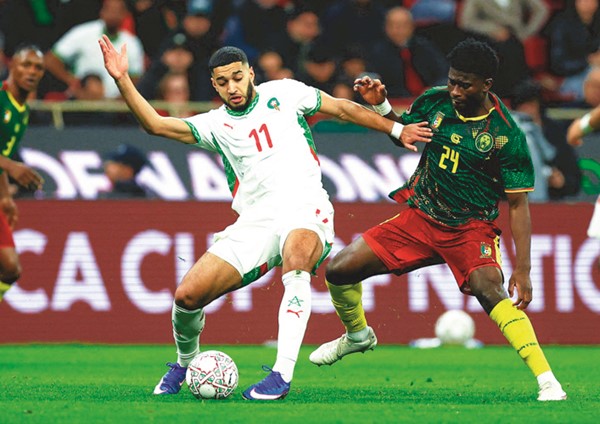 إسماعيل الصيباري نجح في تسجيل ثاني أهداف المغرب