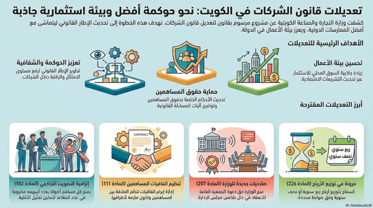 «التجارة» تقترح تعديلات جوهرية على «قانون الشركات».. و45 مادة جديدة