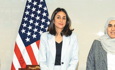 وكيلة «المالية» بحثت جهود الإصلاحات والمشاريع التنموية مع الملحق المالي الإقليمي لوزارة الخزانة الأميركية
