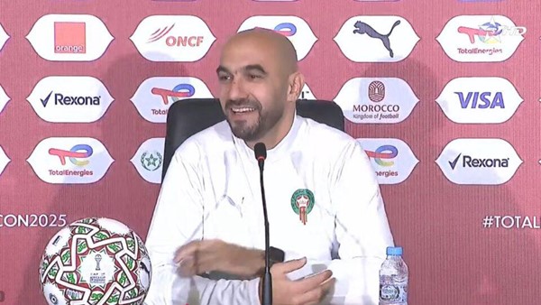 الركراكي مدرب المغرب: نريد أن نصنع التاريخ .. والتاريخ لا يخلد إلا بالألقاب