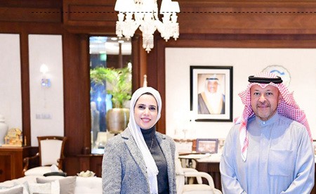 عذبي الناصر يؤكد أهمية الشراكة المؤسسية خلال لقائه الأمين العام للأوقاف