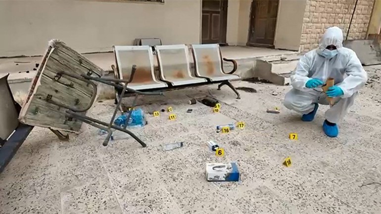 رفع الأدلة من موقع الجريمة