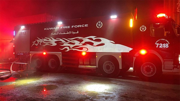فرق الإطفاء تسيطر على حريق مصنع في منطقة أمغرة