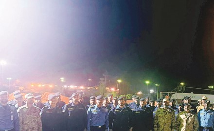 زورق القوة البحرية «فيلكا» وسفينة الإنزال «السفار» يشاركان في تمرين «سلام الخليج1» بالسعودية
